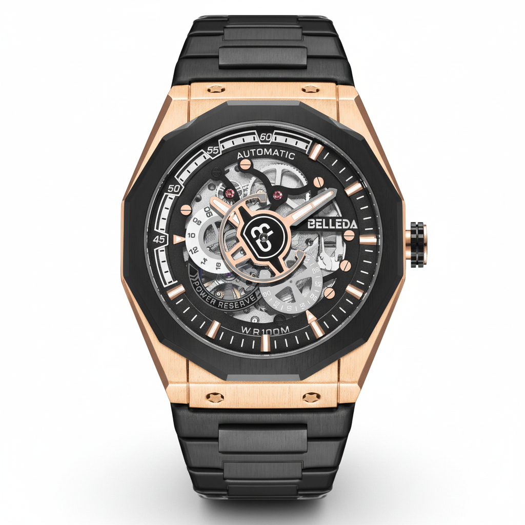 Belleda Jam Tangan Pria Automatic SN 9568 Sakelton Anti Air Limited Edition Original Watches