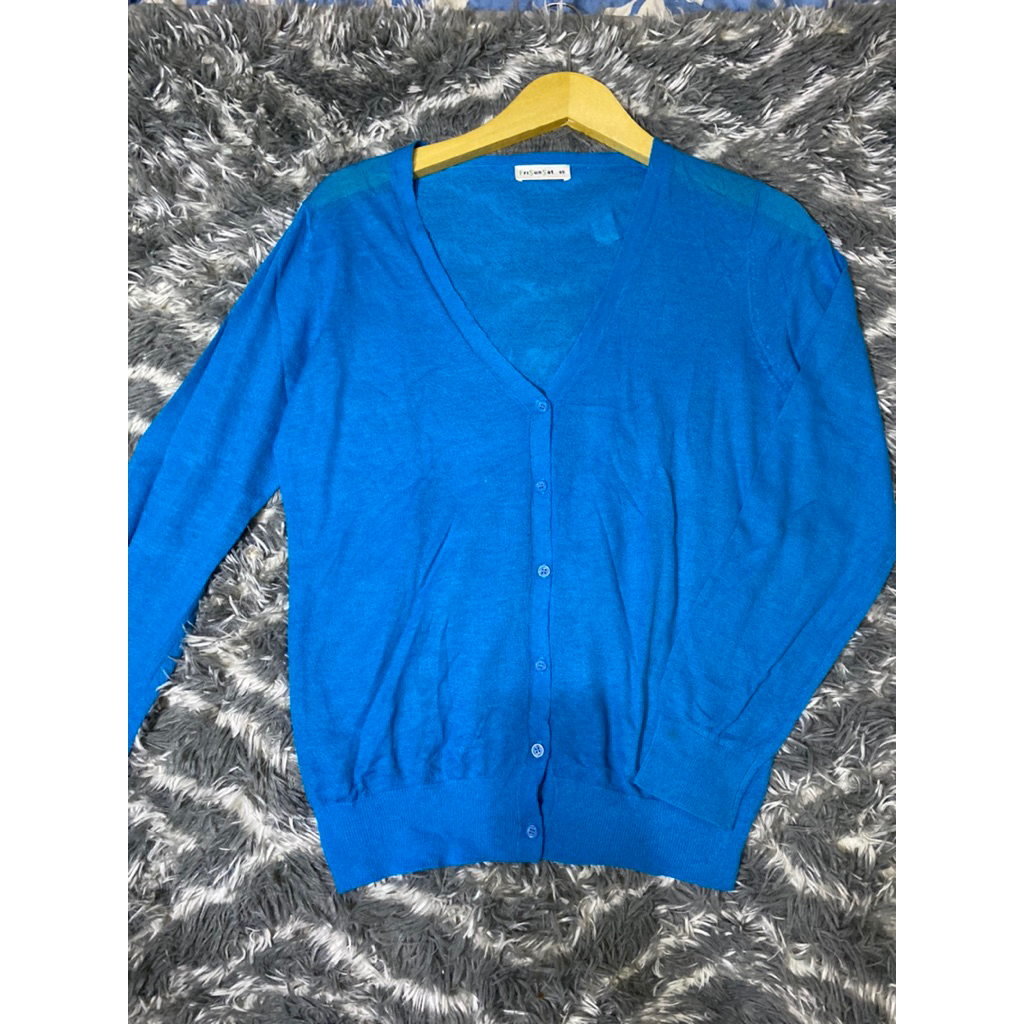 Cardigan Biru/Cardigan rajut