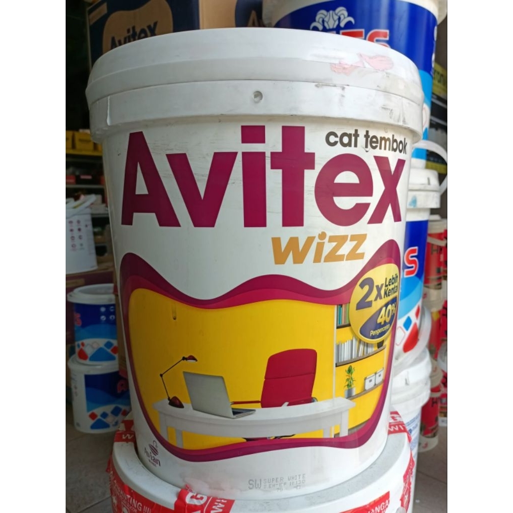 Cat Tembok / Cat Plafond/ Cat Tembok Avitex Wizz 20 kg