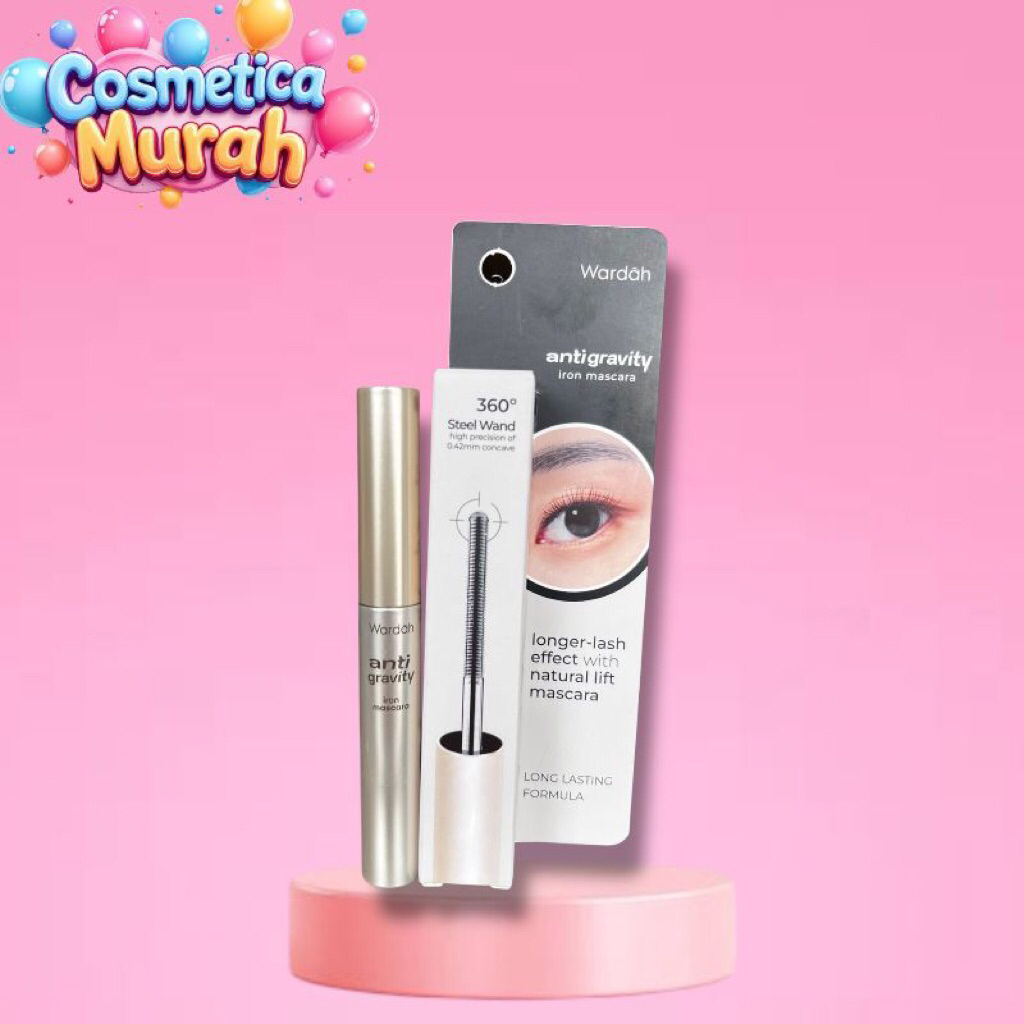 au,ox] WARDAH anti gravity iron mascara 360 steel wand - waterproof tebal lentik dan tahan lama