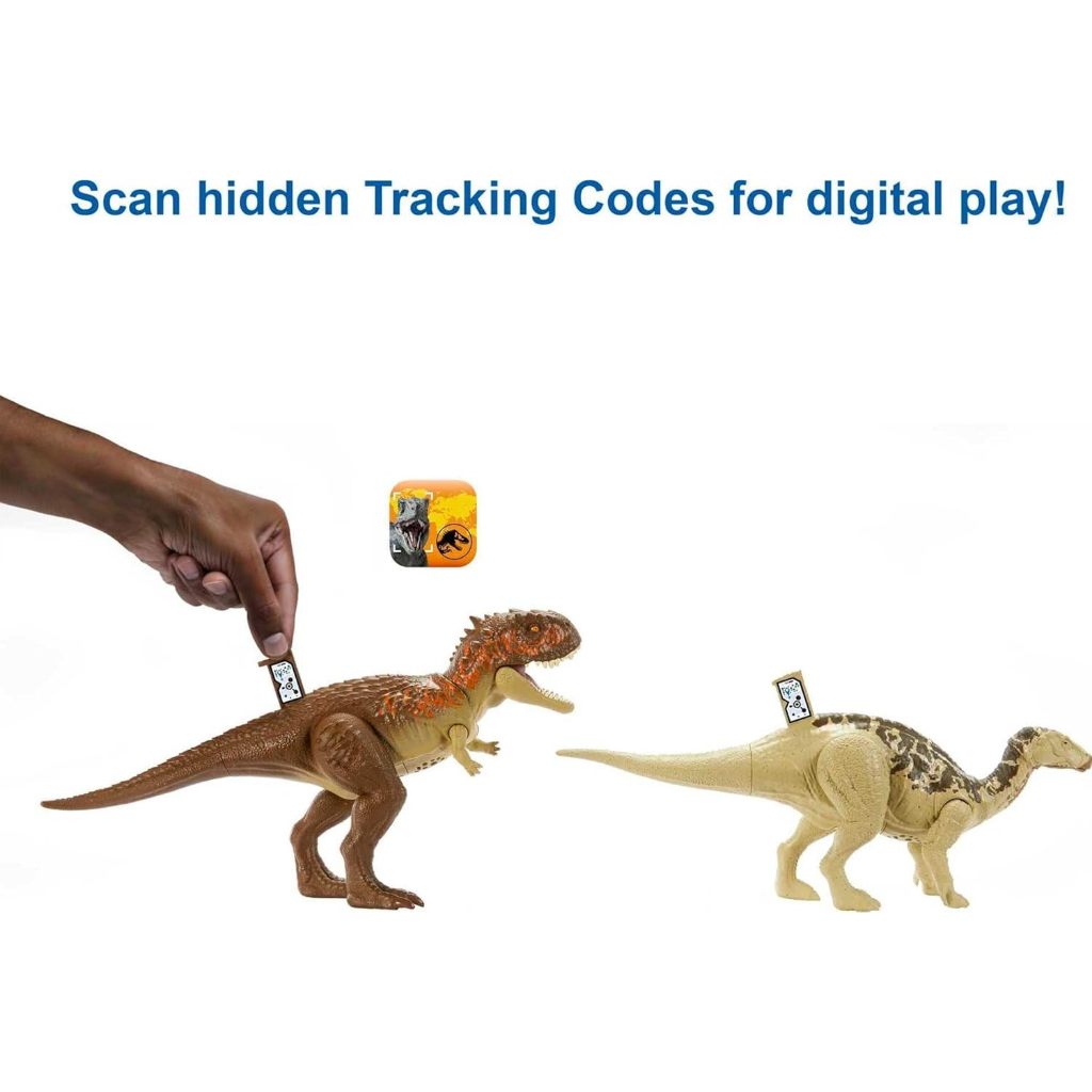 Mattel Jurassic World Survival Instincts Roarin' Battle Pack Set with 2 Action Figures, Roar Striker