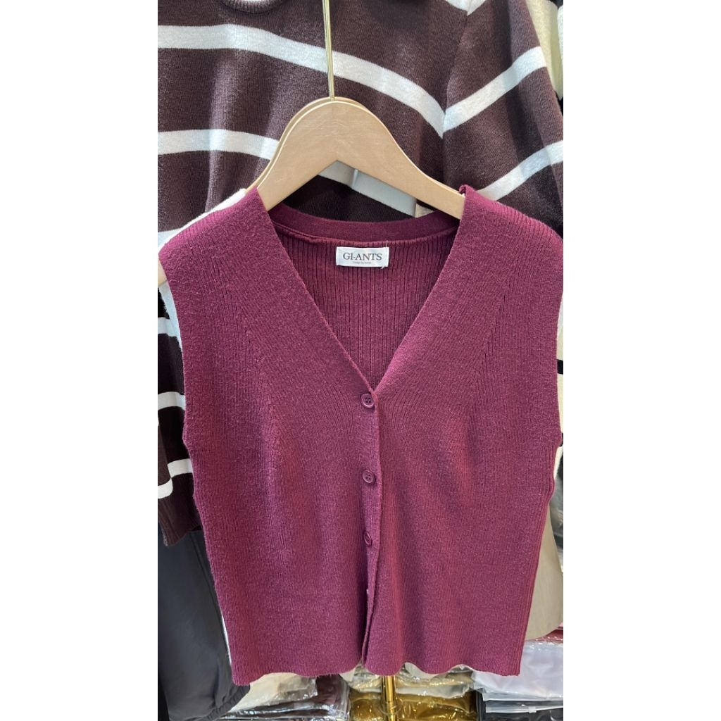 [PO Bangkok] Vest & Set Cardigan