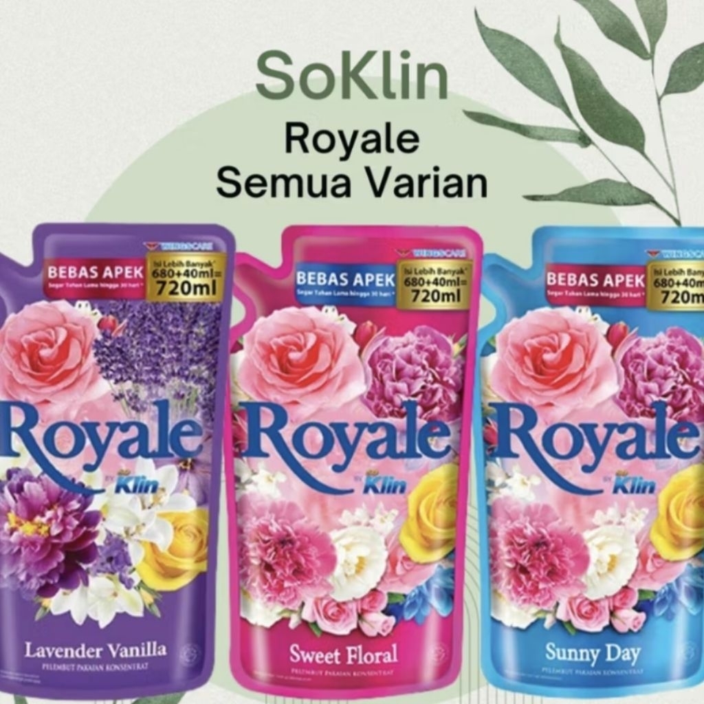SO KLIN ROYALE PELEMBUT PAKAIAN 680ML