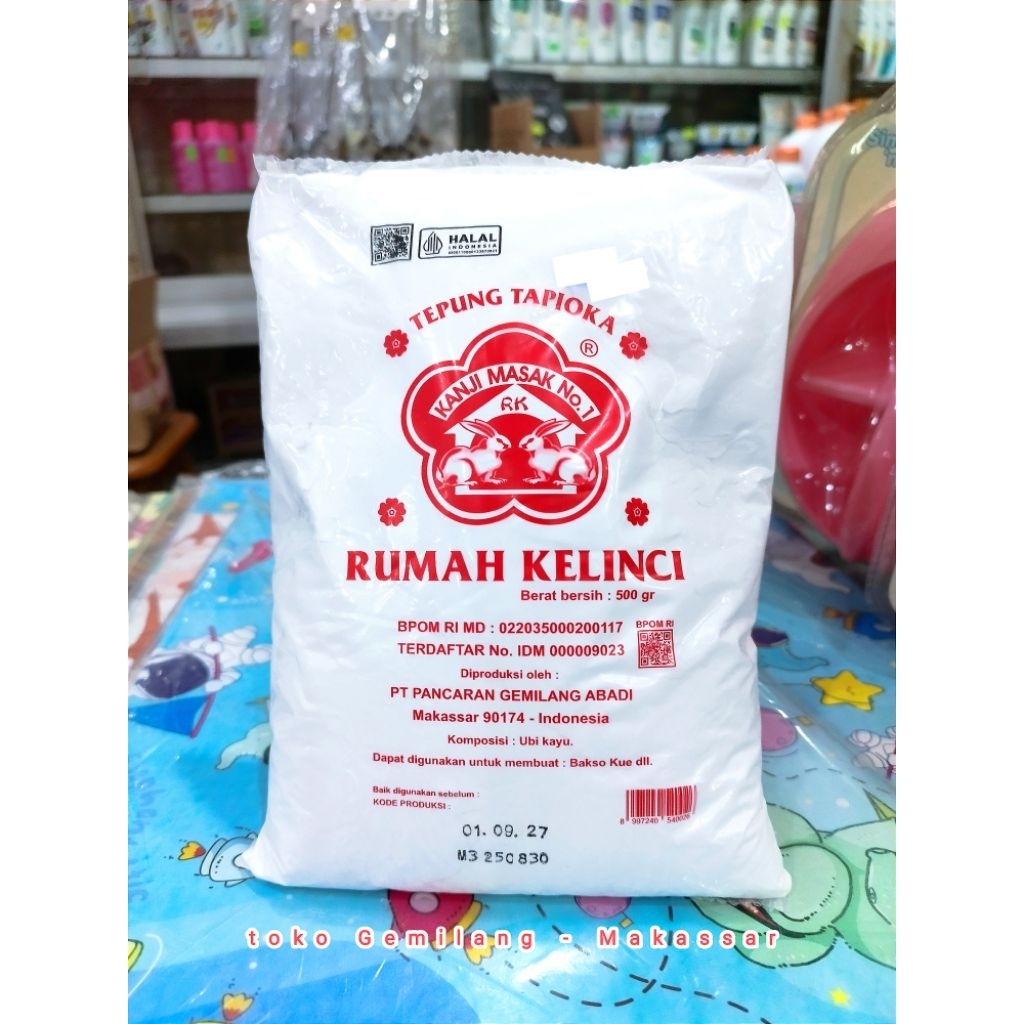 Rumah Kelinci tepung tapioka / kanji 500 gr