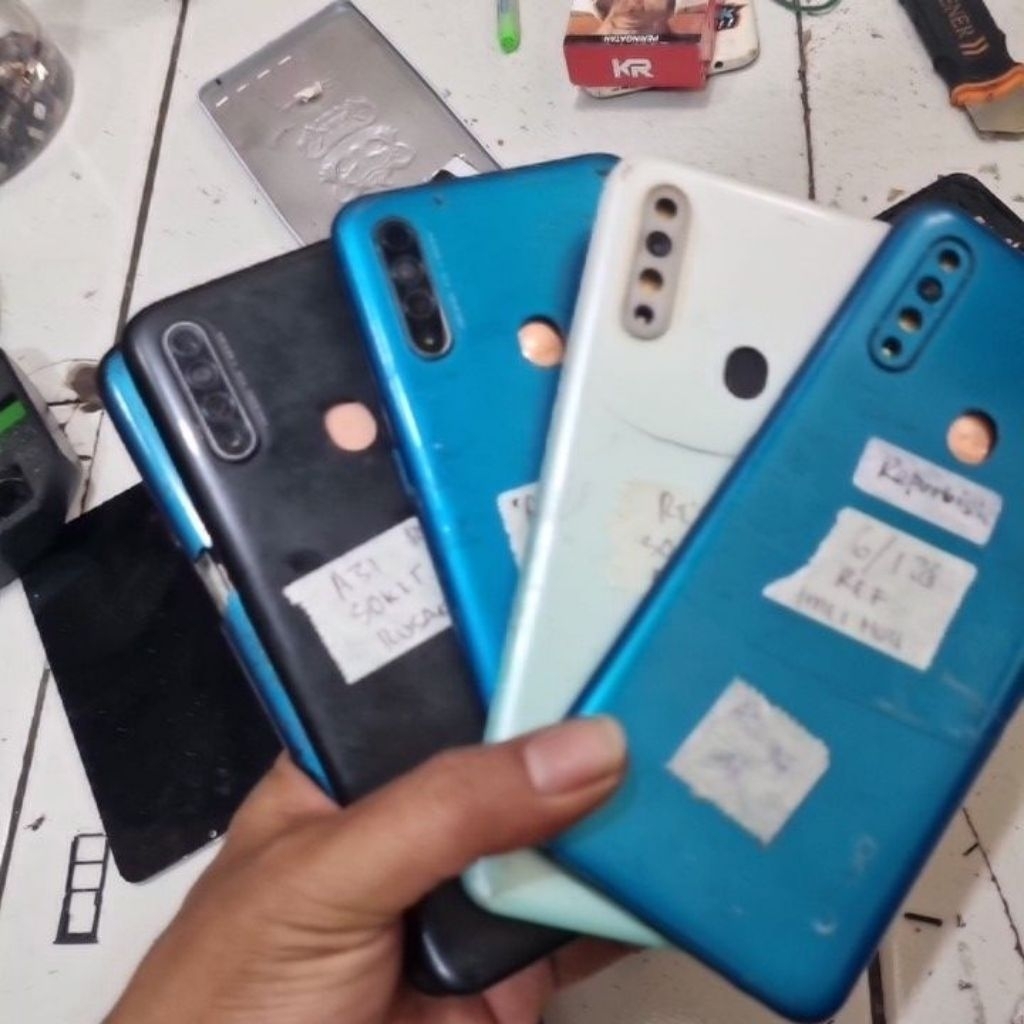mesin oppo a31 refirbish minus lcd dan mesin deskripsi