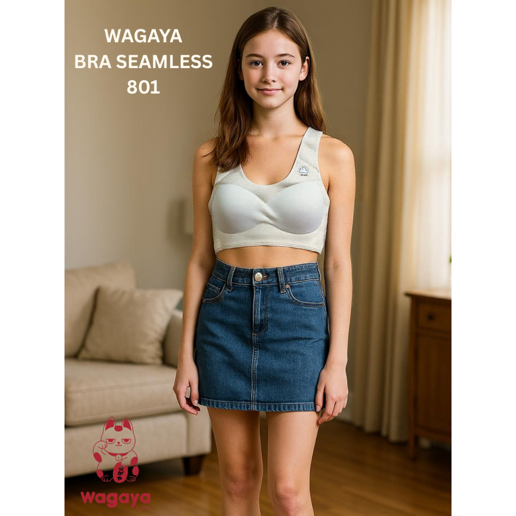MINISET WAGAYA 801 MINISET / BRA ABG REMAJA  - Model Seamless
