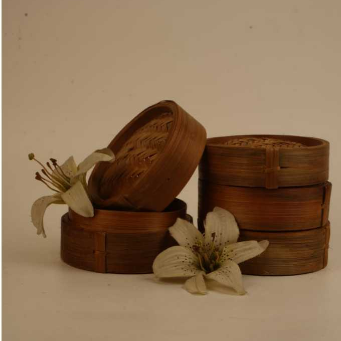 Klakat Bambu Kukusan Dimsum  (1set 2 badan + 1 tutup) / Kukusan Bambu Dimsum