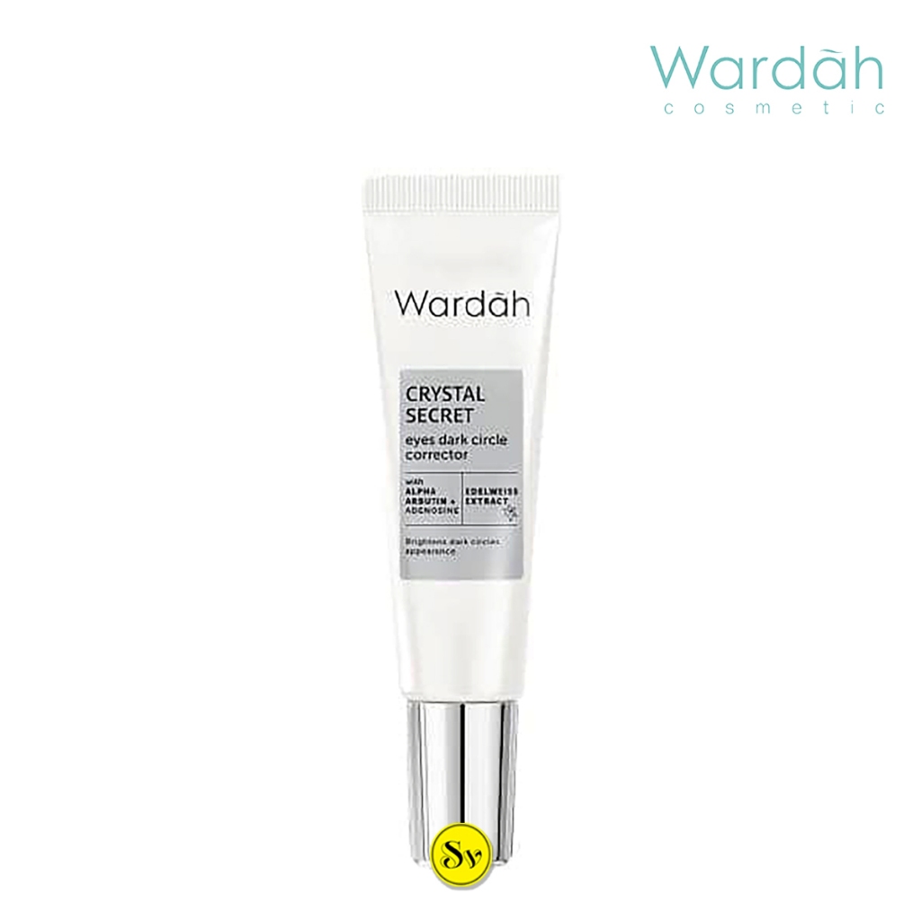 Wardah Crystal Secret Eyes Dark Circle Corrector 10ml Krim Mata Panda Mencerahkan