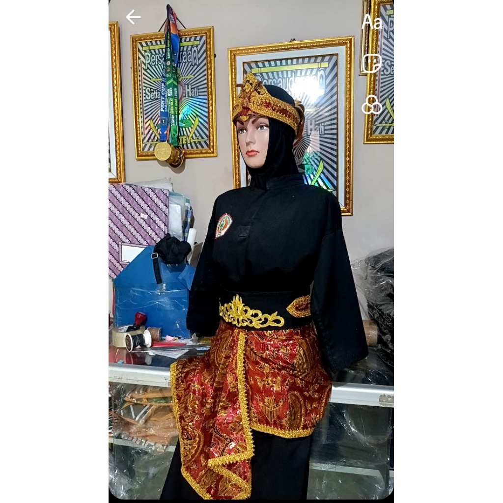 Dodot Silat / Kain Sembong Seni Sembong Silat Songket Premium Batik Original Premium Terbaru Co