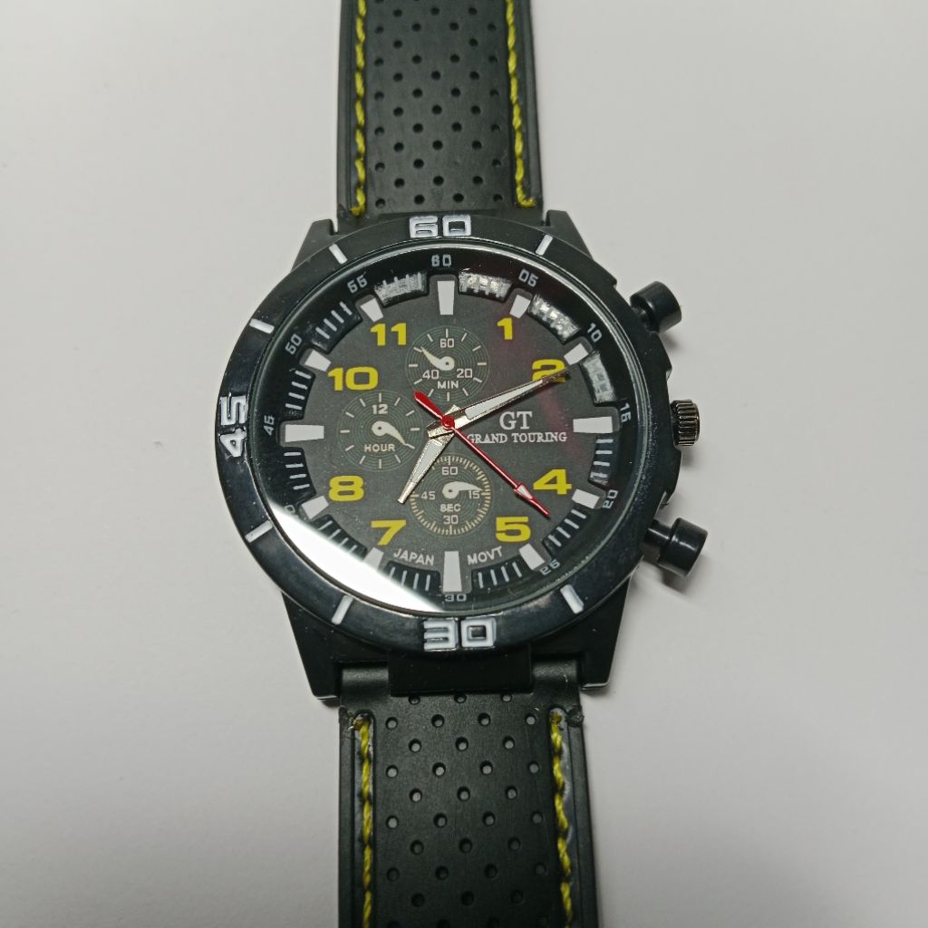 Jam Tangan Pria Sport GT Grand Torino Fashion Rubber Strap