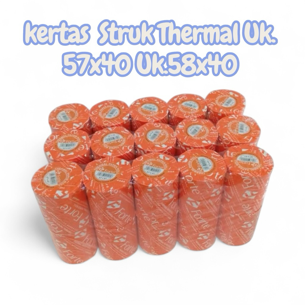 Kertas Thermal 57x40 58x40 | Kertas Thermal