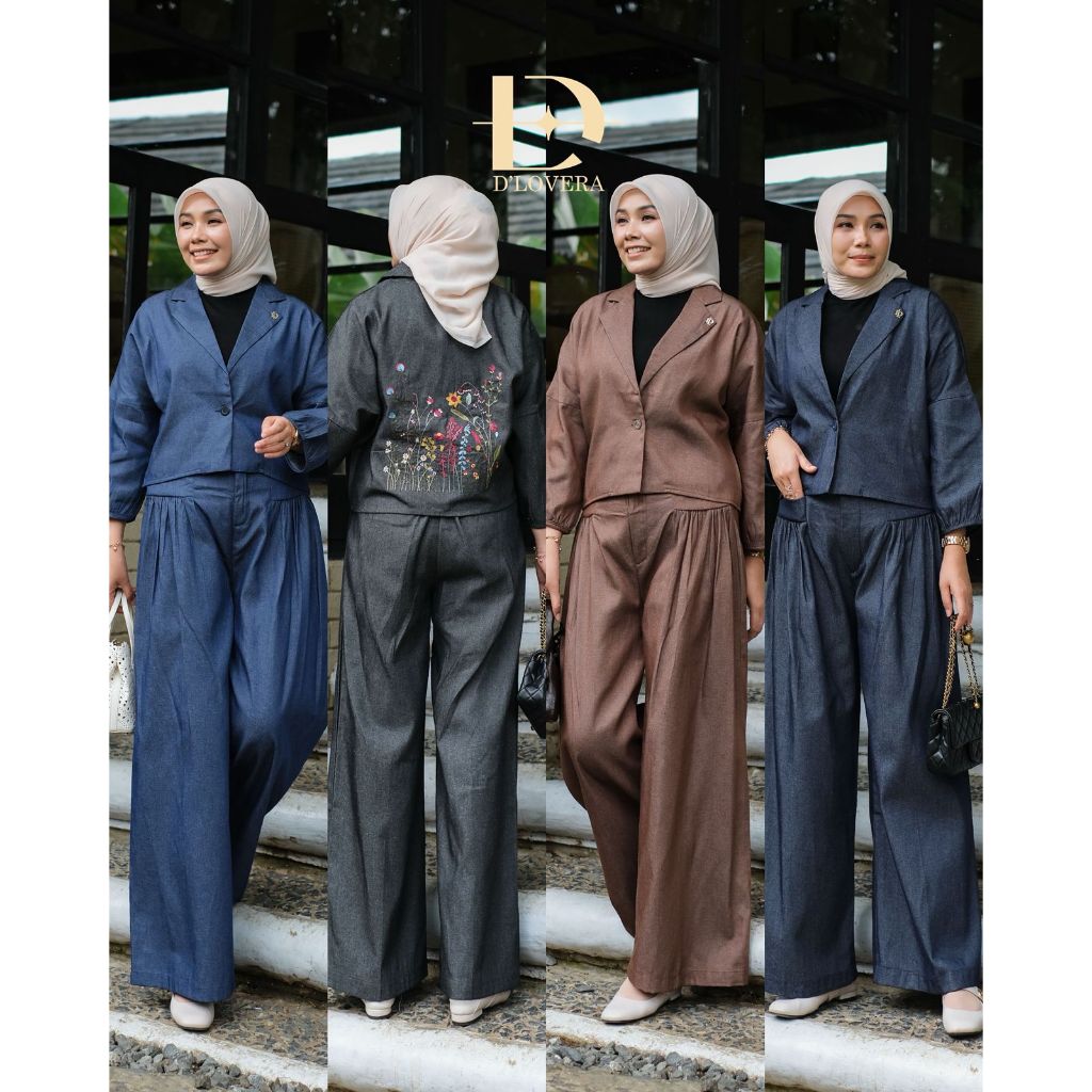 LuxuryFashion READY SETELAN WANITA FAZA BY DLOVERA BEST SELLER