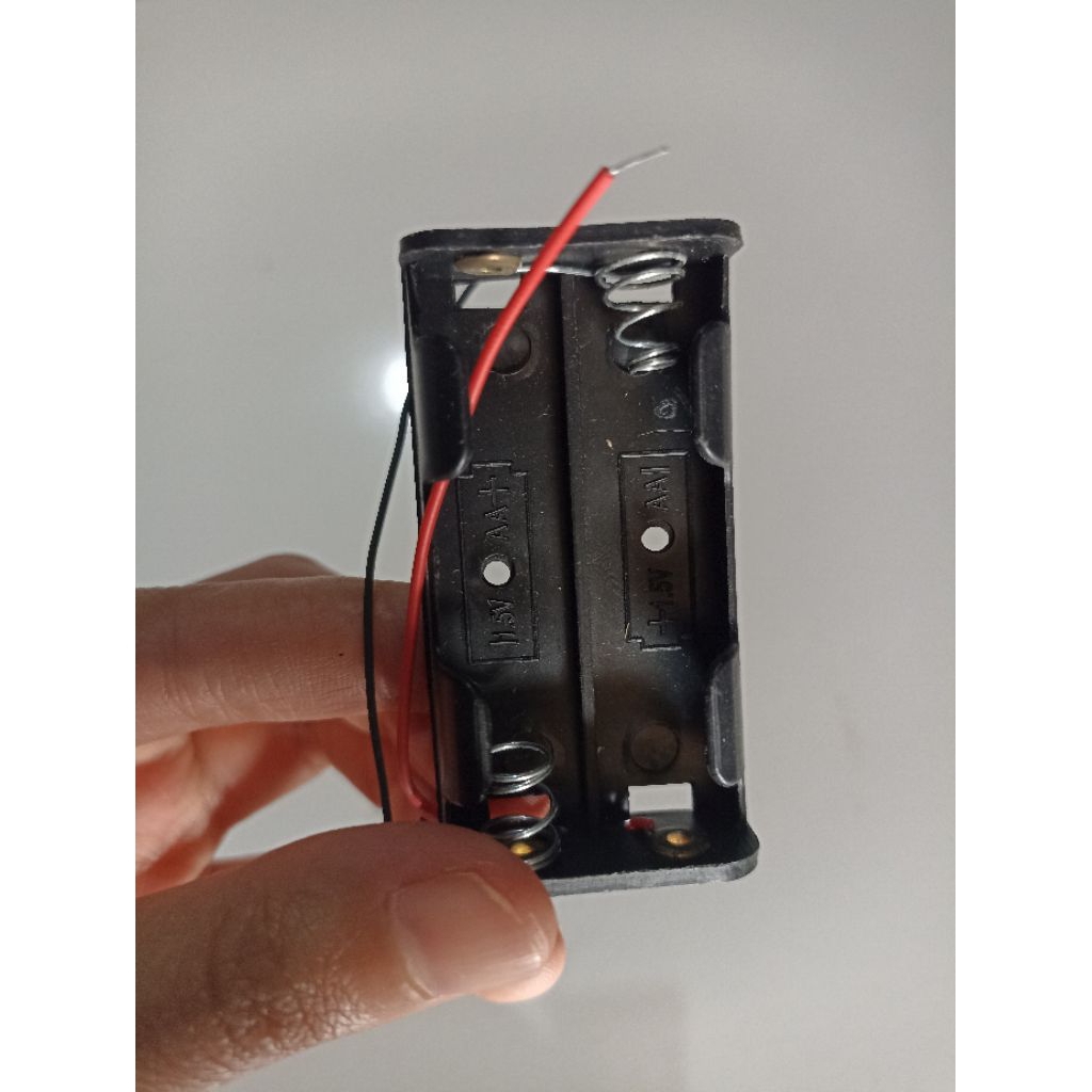 Tempat Baterai AA A2 Holder Baterai 2 baterai