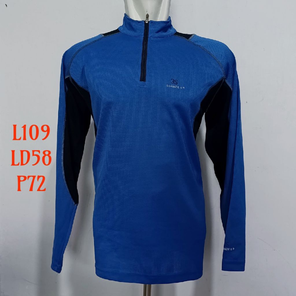 [ORIGINAL] PRELOVED BRANDED Kaos Olahraga Baselayer Sport Dry Fit Size L - Tshirt Jersey Second Thri
