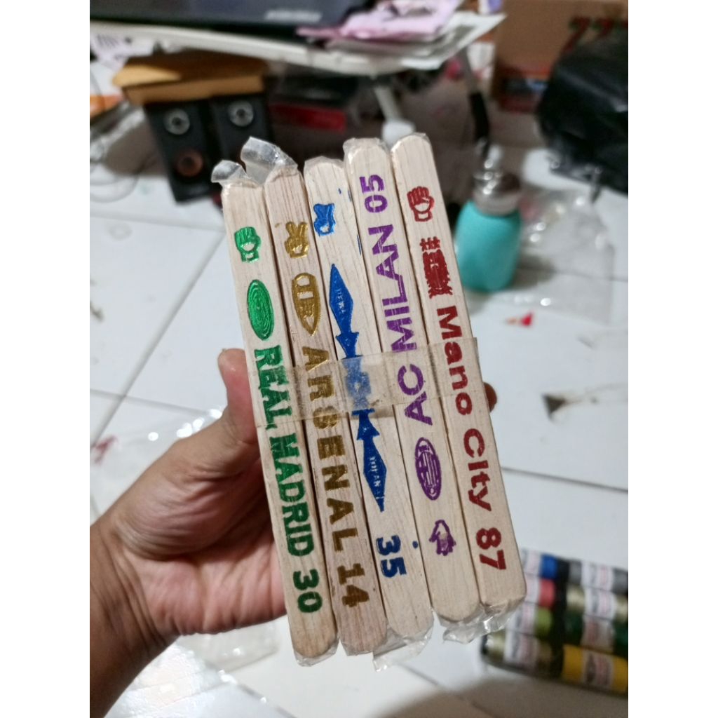 MAINAN STIK ES CREAM STIK SABLON ISI250PCS(5PAKS)