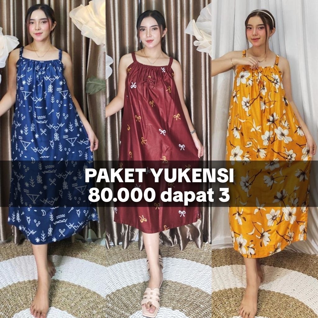 paket daster yukensi daster rayon paket hemat