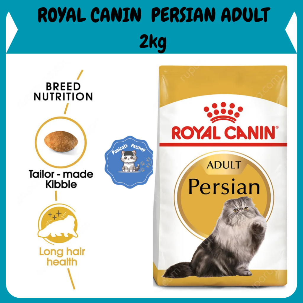 Royal Canin Adult 2kg/ Royal Canin Adult Persian Makanan Kucing Dewasa Persia 2kg/ Royal Canin/ Roya