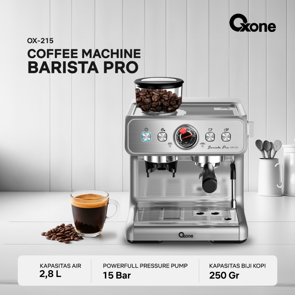 Oxone OX215 Coffee Maker Espresso Machine Mesin Kopi Profesional