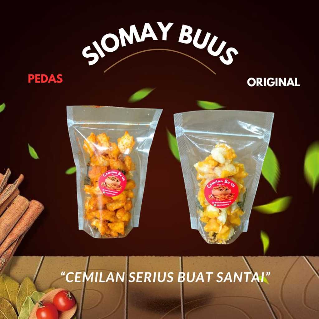 

Siomay Kering Original & Pedas 50gr – Snack Gurih Kriuk Tahan Lama By CEMILAN BUUS