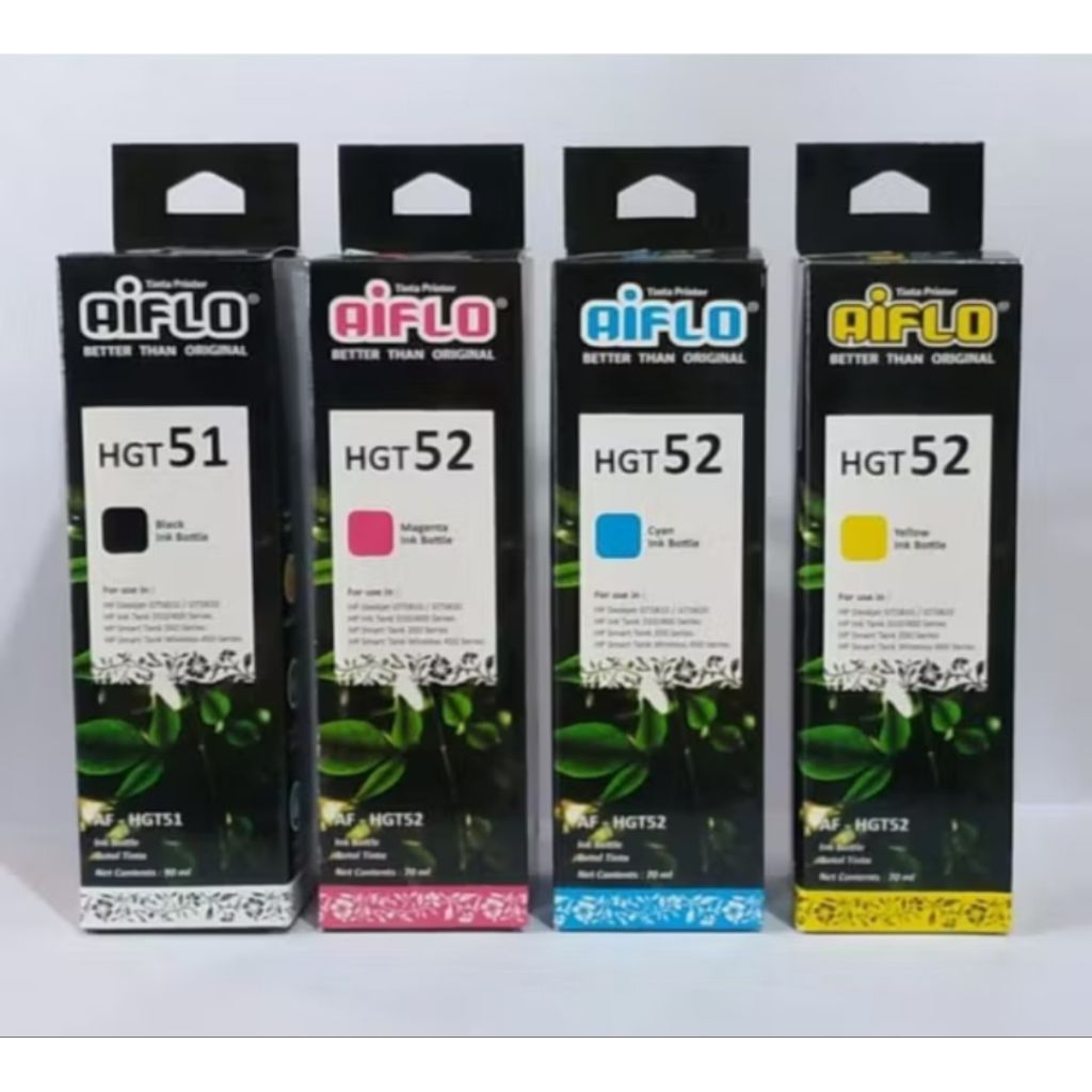 tinta printer aiflo hp GT51 / GT52 #