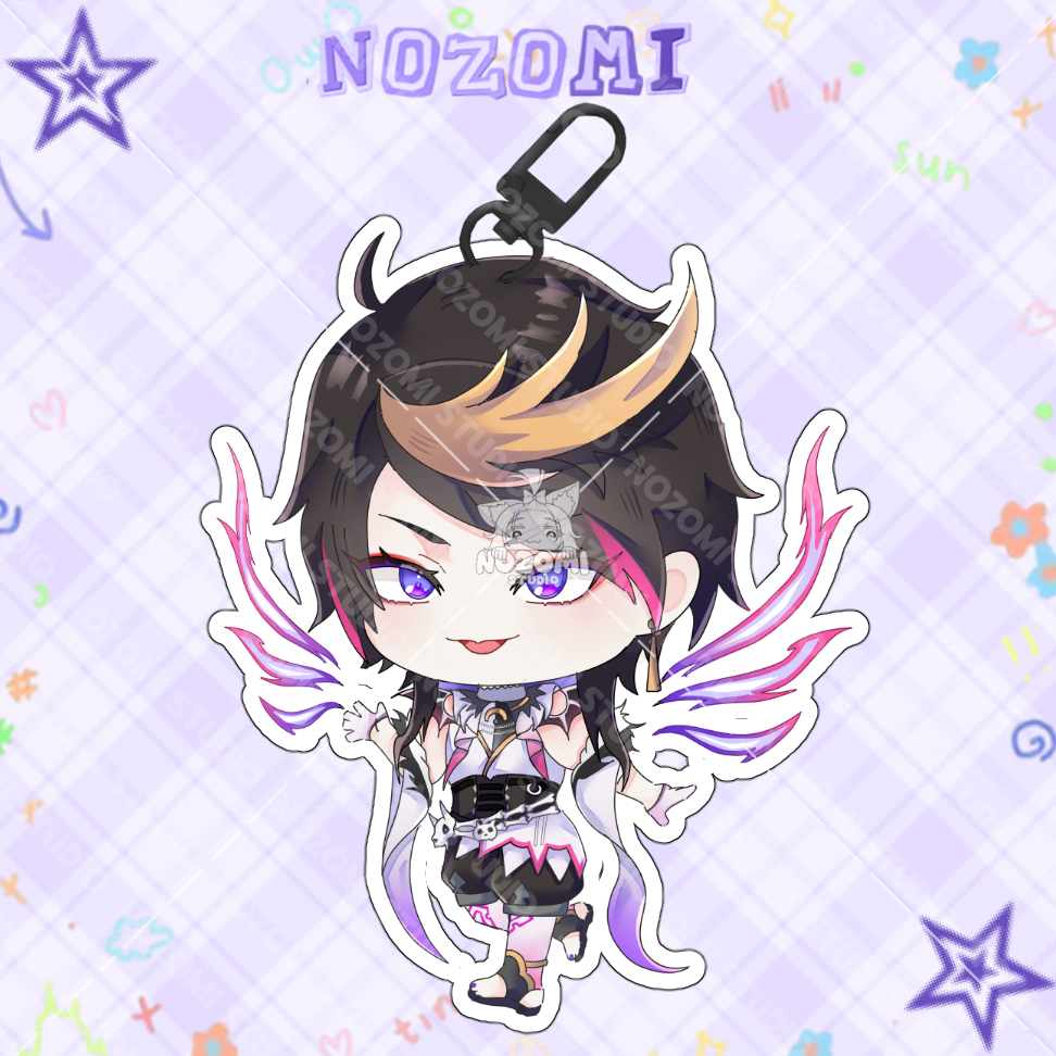 Ganci / Akrilik Standee / Wiggly Chibi VTUBER NIJISANJI SHU YAMINO