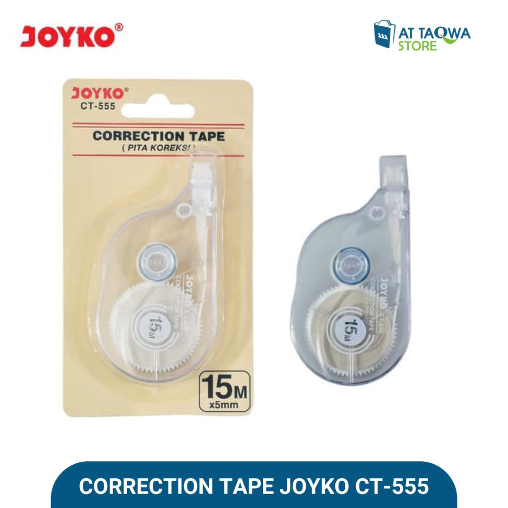 Pita Koreksi Correction Tape JOYKO CT-555 Transparan