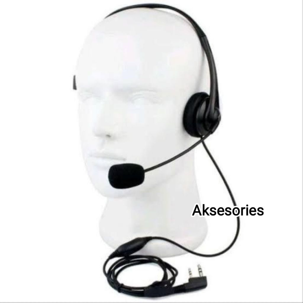 HEADSET BANDO MIC HT CHINA KENWOOD HT BAOPENG/VEV/FIRSTCOM  DLL. BERKUALITAS