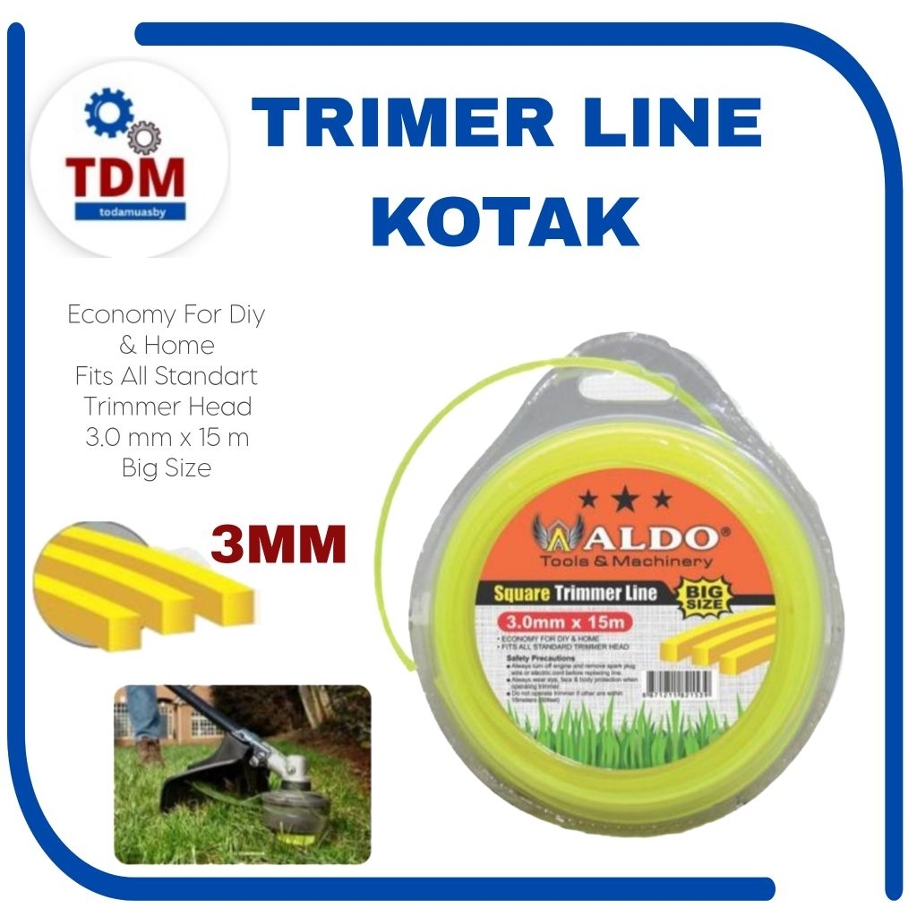 Trimmer Line Kotak 3mm