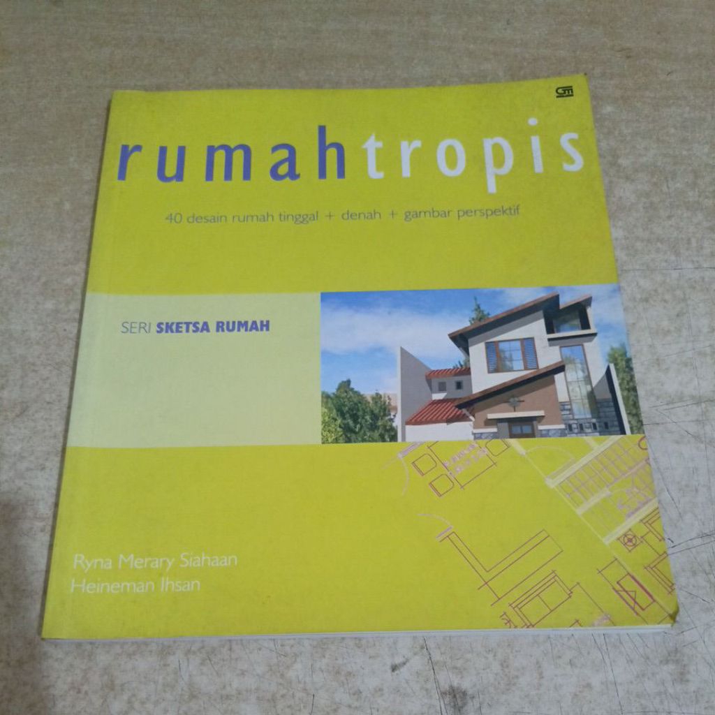 Buku rumah tropis seri sketsa rumah