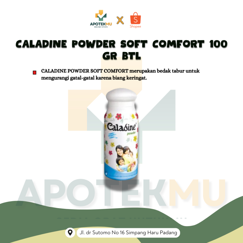 CALADINE POWDER SOFT COMFORT 100 GR BTL