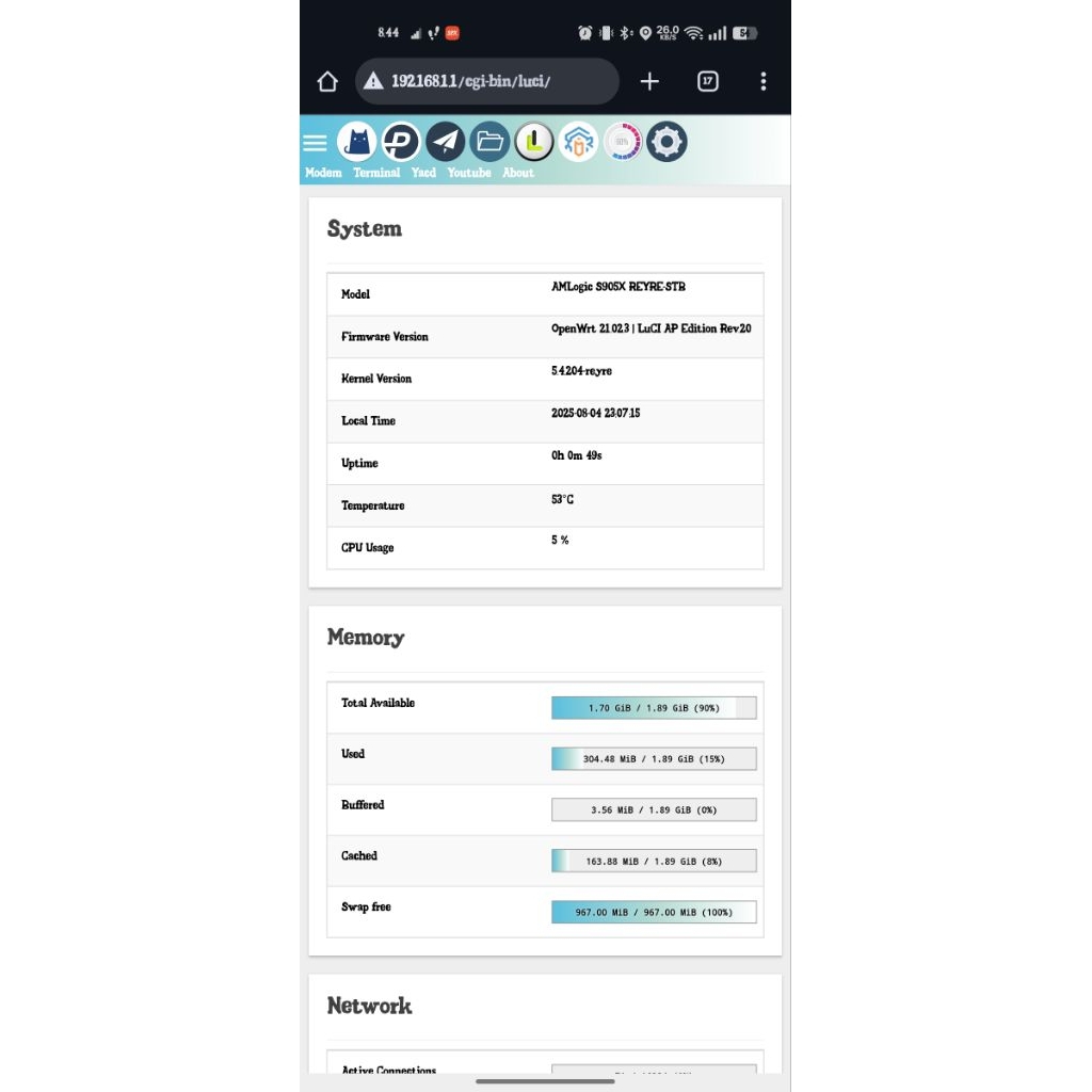 openwrt sepaket stb+router