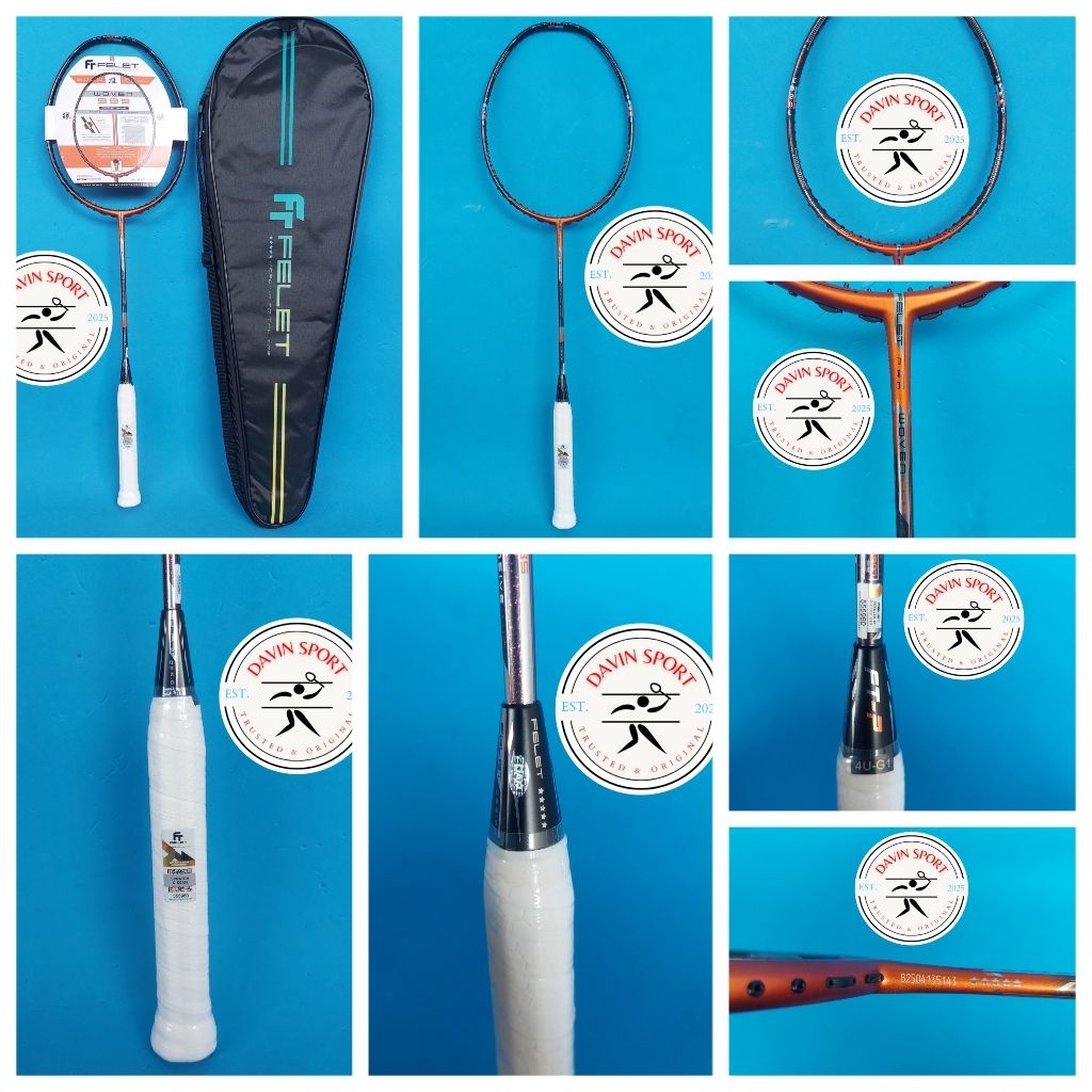 RAKET BADMINTON FELET WOVEN 999 100% ORIGINAL