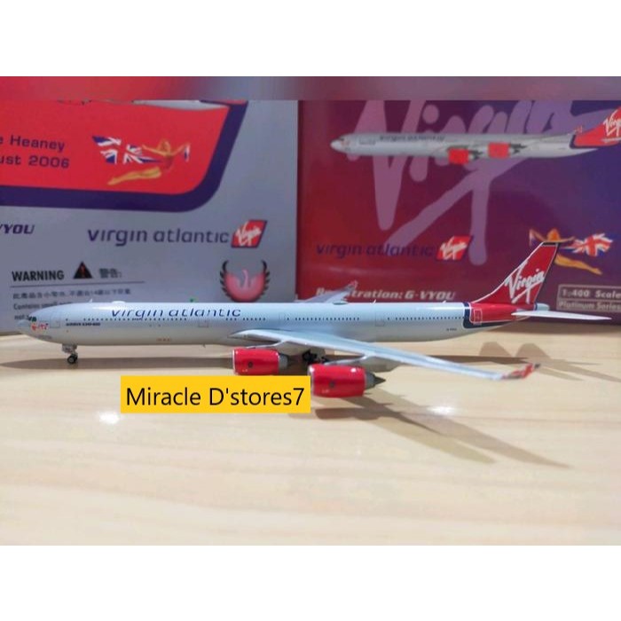 Diecast Virgin Atlantic A340-600 G-VYOU Phoenix 1:400