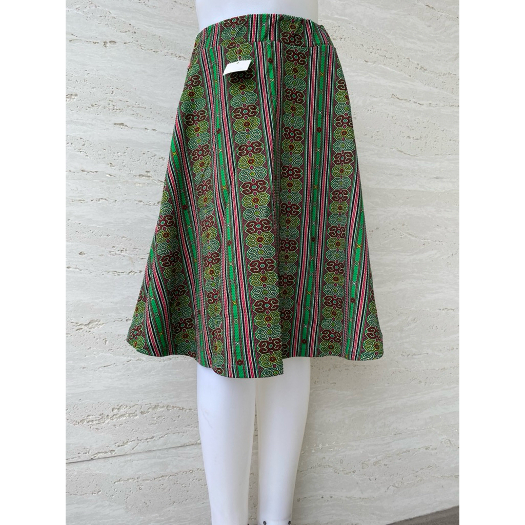 Terbaru rok payung pendek7/8 wanita dibawah lutut motif batik