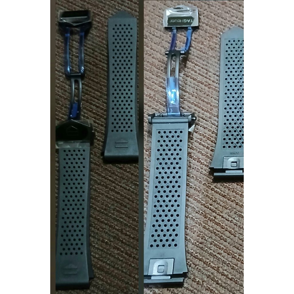 Black Rubber Strap With Black Ceramic Titanium Tag Heuer Connected Calibre E4 45mm Porsche Edition