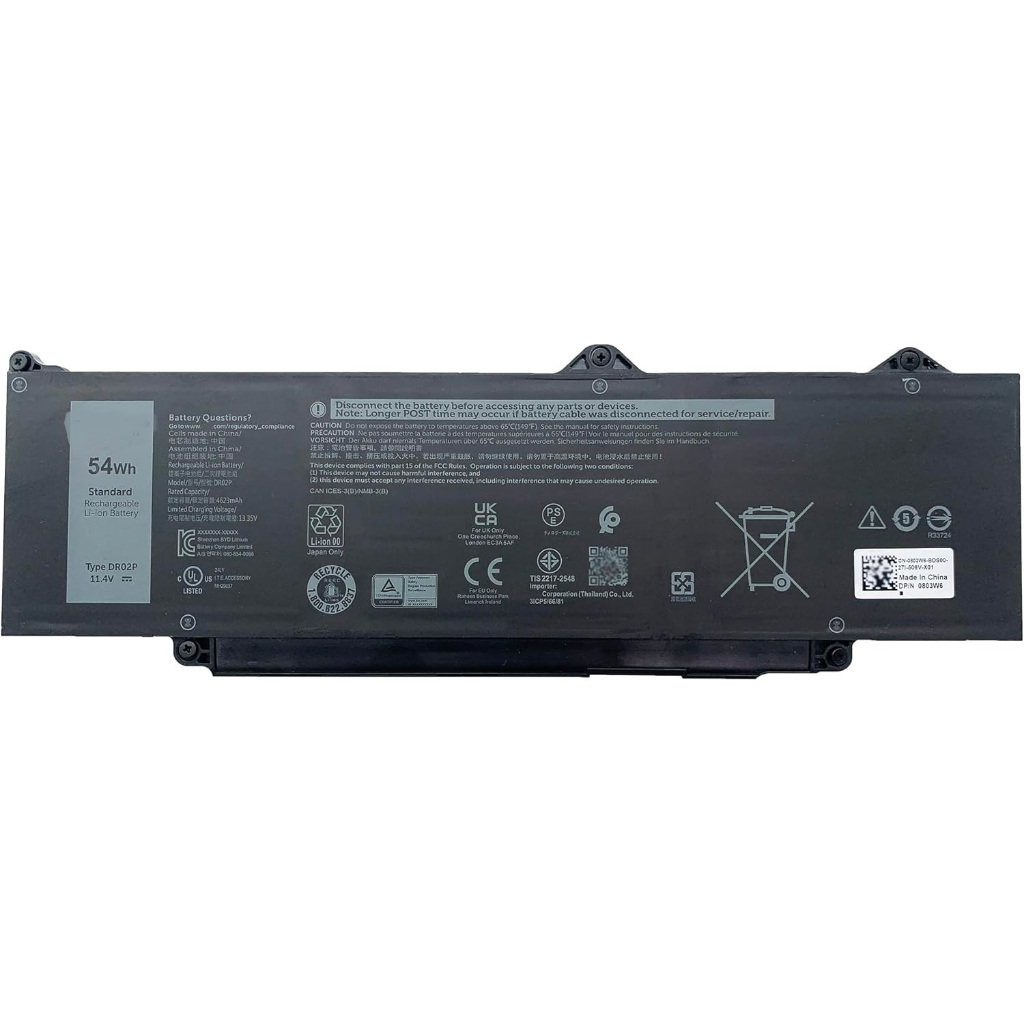 DR02P Laptop Battery Latitude 3340 3440 3480 3540 3580 5340 5440 5540 Series Notebook 2X1V9 GTG7N GR