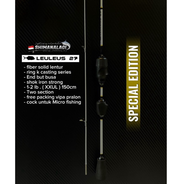 New Joran shimanalagi Rod Micro fishing joran super lentur