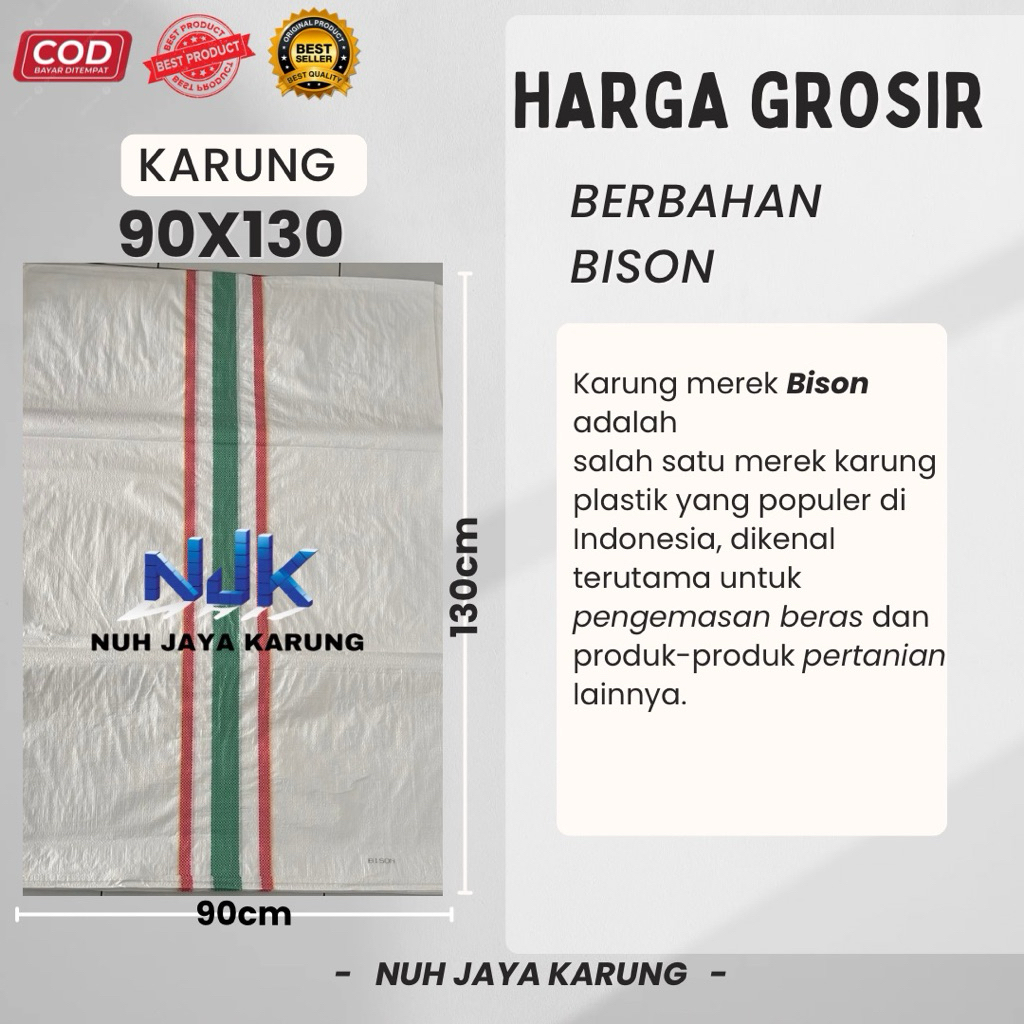 Karung 90x130 | 90x130 Karung Merek Bison