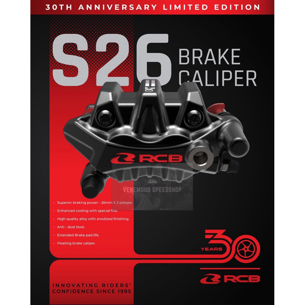 Kaliper RCB Racing Boy S26 Special Edition 30TH Anniversary Nmax Aerox Gear