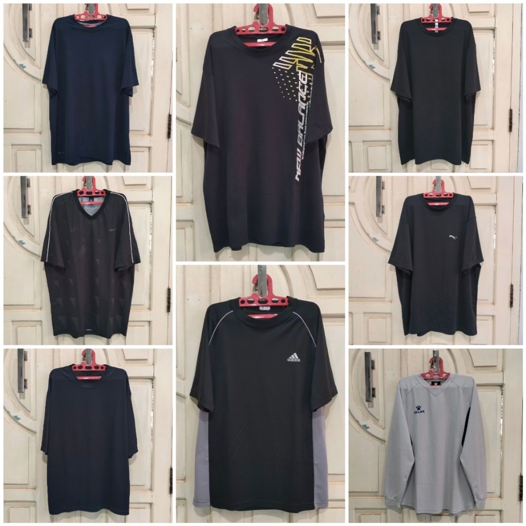 [preloved] Kaos Olahraga / Jersey Brand New Balance Adidas Reebok Dll