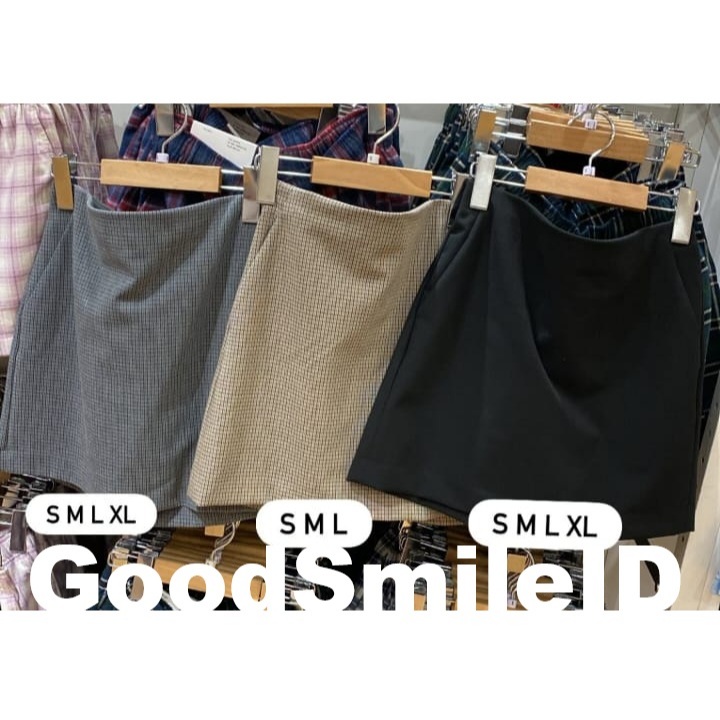 SALE Women Smart Skort Rok Model Celana Rapi Pendek Wanita Cewek Short Skirt JASTIP UNIQLO