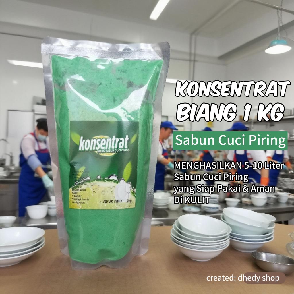 Biang Konsentrat Sabun Cuci Piring Kemasan 1 Kg