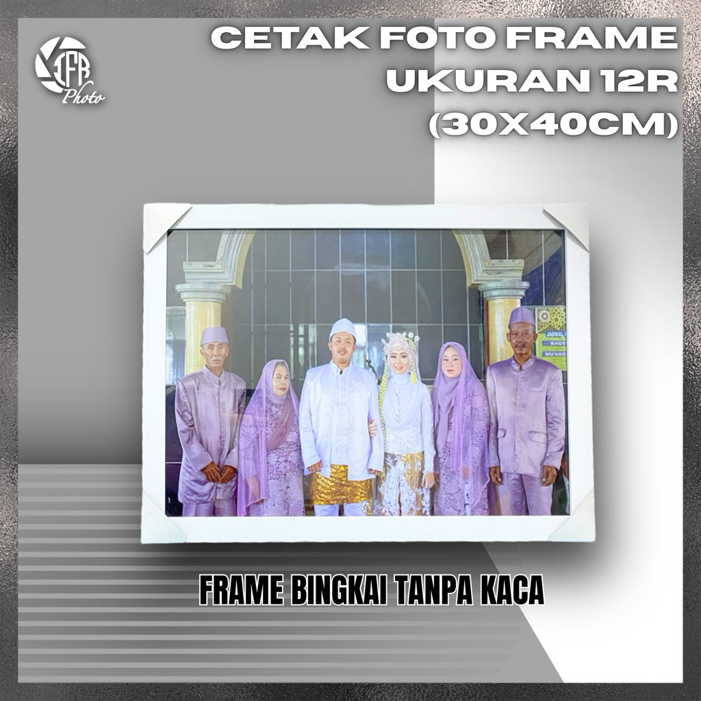 Cetak Foto Blok Frame ukuran 12R/30x40cm