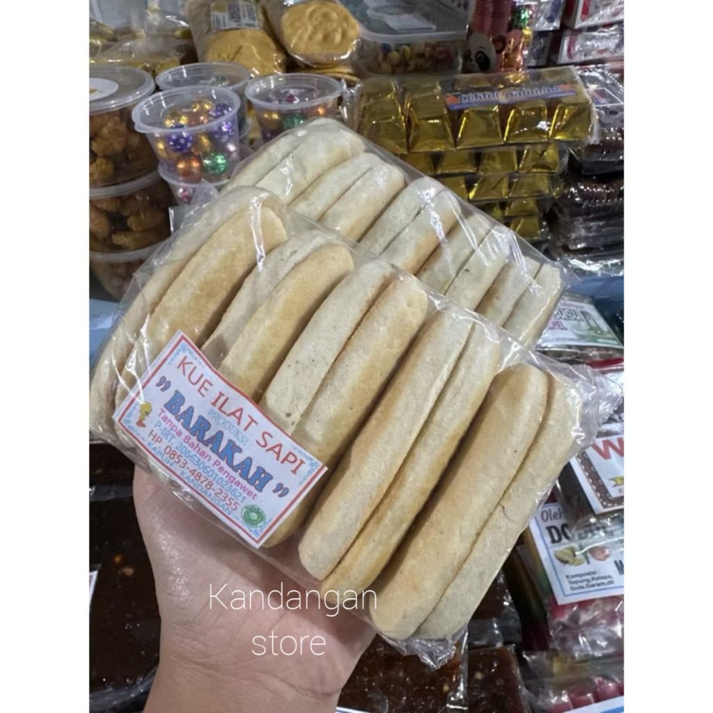 kue ilat sapi kue lidah sapi makanan khas kalimantan