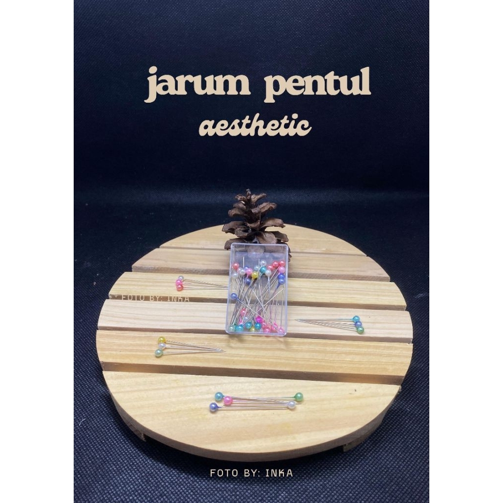 JARUM PENTUL AESTHETIC/JARUM PENTUL BESAR/JARUM PENTUL HIJAB/JARUM LUCU/JARUM WARNA WARNI/JARUM PENT
