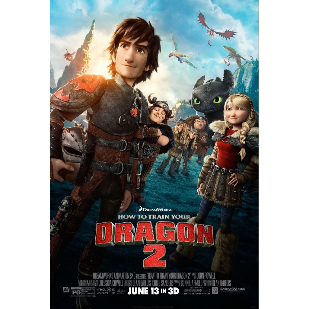 DVD HOW TO TRAIN YOUR DRAGON 2