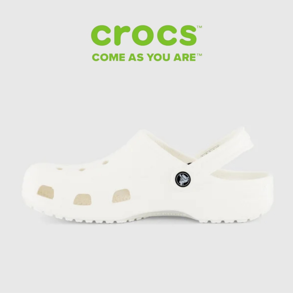 100% ORIGINAL CROCS UNISEX CLASSIC CLOG SANDAL White Crocs Unisex Classic Clog Sepatu sendal crocs P