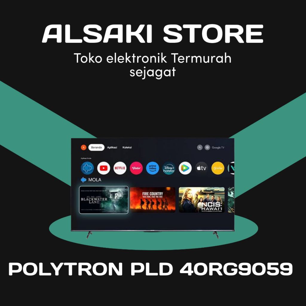 POLYTRON 40RG9059 FULL HD GOOGLE TV 40 inch