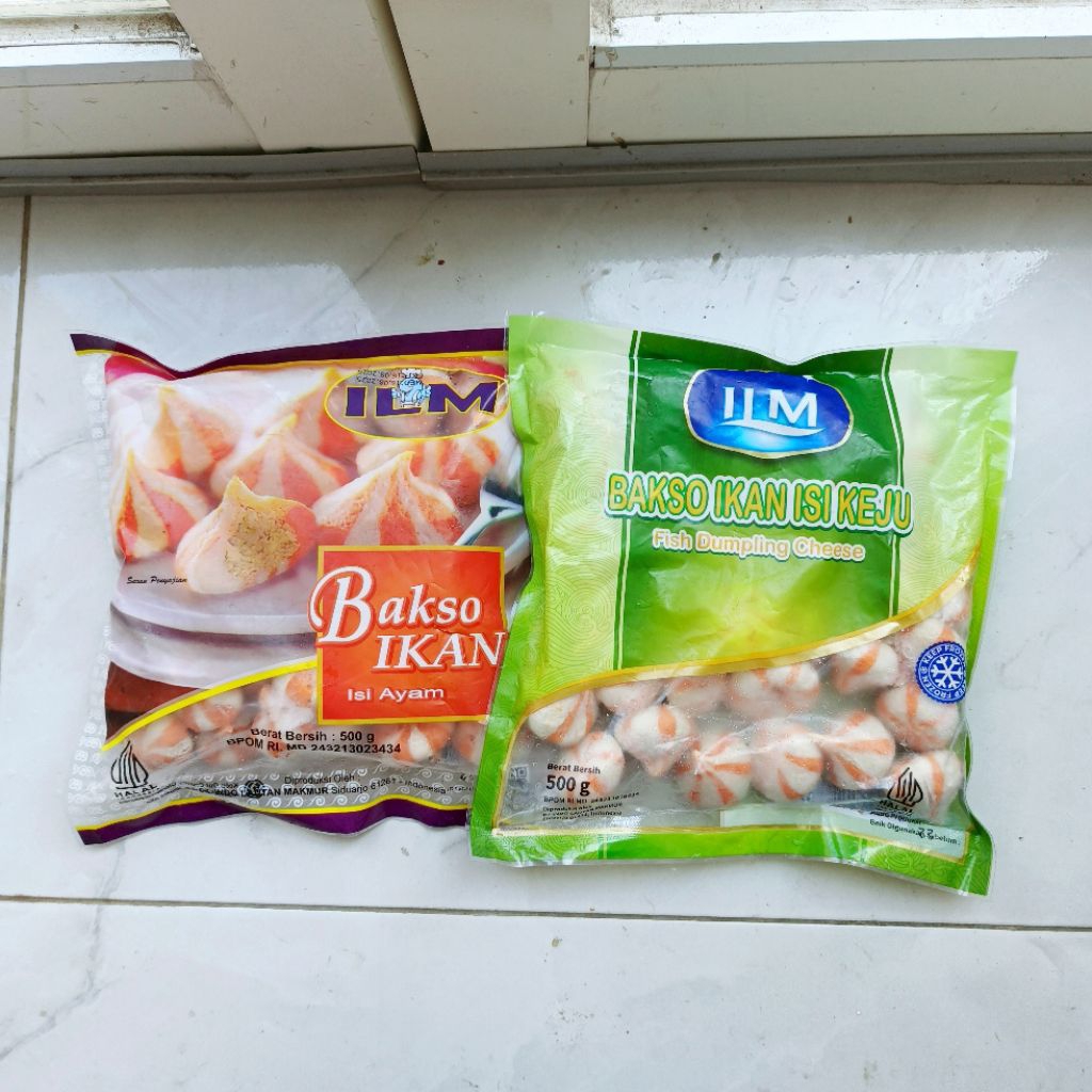 ILM Bakso Ikan Dumpling Ayam Chicken Dumpling Keju Cheese 500gr