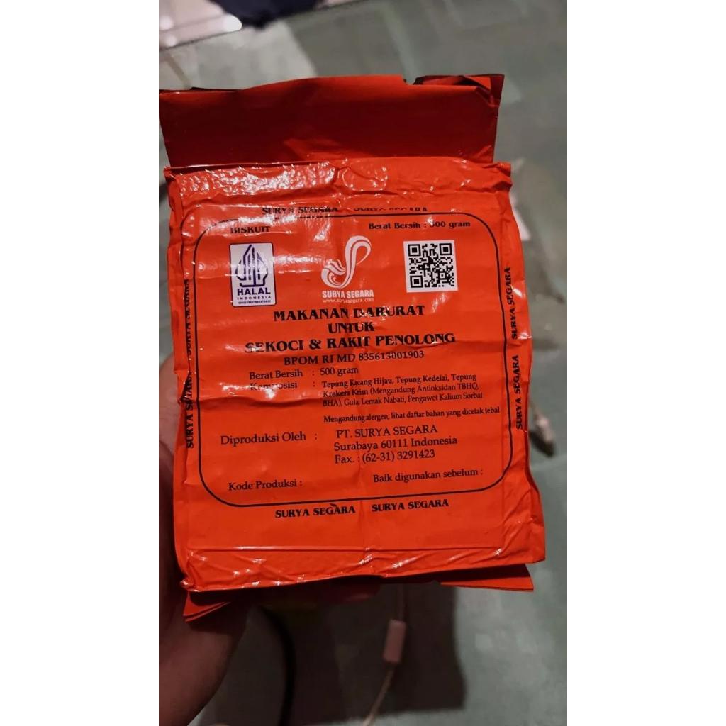 

Makanan Darurat Untuk Sekoci Ransum